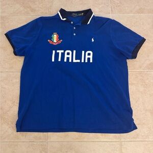 Polo by Ralph Lauren Blue Italia Men's Shirt 2XL